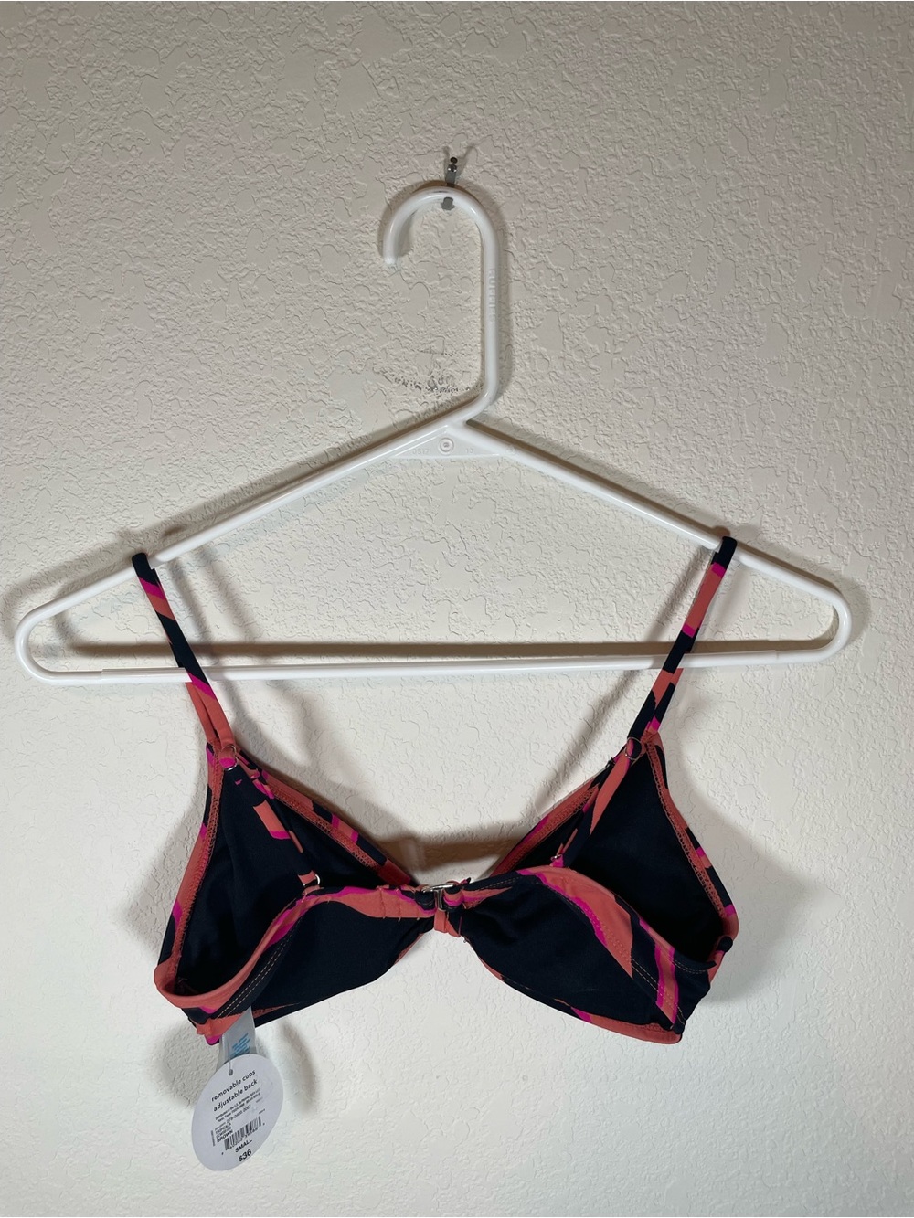 Decree Pink Black Zebra Print Triangle
Bikini Top Knot Front - Picture 7 of 9
